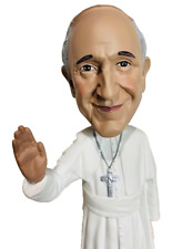 Pope Francis Bobblehead by Royal Bobbles 2015 White Cassock Cross Catholic picture