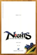1996 Nights Into Dreams Sega Saturn Vintage Print Ad/Poster Video Game Promo Art picture