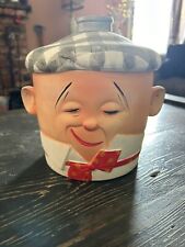 Vintage Nasco/Japan 1940’s Ice Bucket Cookie Jar Golfer With Hangover picture