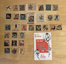 1974 Marvel Value Stamp Book Series A Unstamped Book Plus 31 Stamps picture