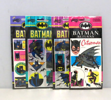 Vintage 1992 Batman Returns Stickers Mello Smello- Set of 4 picture