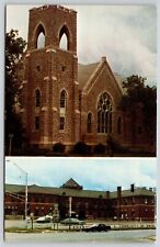First Presbyterian Church Main Steuben Street Limestone Cottonwood VNG Postcard picture
