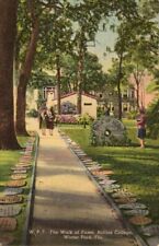 Postcard -The Walk of Fame Rolllins College Winter Park Florida Posted 1957 0674 picture