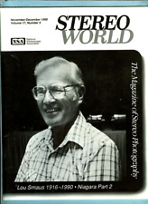 Stereo World Nov/Dec 1990, Louis Smaus, Niagara Falls, Shaker Stereo in Exhibit picture