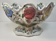 Centerpiece Refresher Antonibon Nove Majolica Fruit Bowl c. 1870 Antique picture