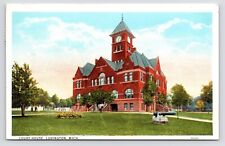 c1920s Mason County Court House Ludington Michigan MI VTG Postcard picture