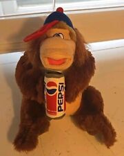 Vintage GWC Nanco 1996 Pepsi Ad Plush Monkey Orangutan 5 3/4” Tall picture