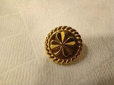 Chanel Button Clover Leaf  Gold Tone Stamped on Back picture