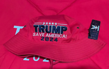 MAGA President Donald Trump 2024 Save America Red Bucket Hat picture