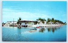 ISLAMORADA, Windley Key Florida Keys FL~ PELICAN COVE RESORT MOTEL 1967 Postcard picture