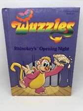 Vintage 1984 DISNEY WUZZLES HARDCOVER Rhinokeys Opening Night Book #6 picture
