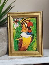 Disney Vintage Enchanted Tiki Room Bird Framed Print picture