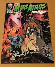 Mars Attacks Image #1 Signed by Bill Sienkiewicz (1996) Image Comics VF+ picture