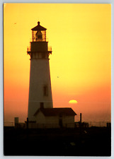 c1980s Yaquina Head Lighthouse Newport Oregon Postcard Photography Continental picture