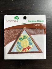 Girl Scouts Brownie Badge Fair Play Iron On picture