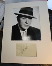 GEORGE RAFT - signed Mounted    ... many leading gangster roles picture