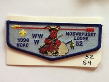Moswetuset Lodge 52 1996 NOAC pocket flap cs picture