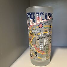 CatStudio Frosted Drinking Glass  15 oz. Chicago Landmarks  2009 picture