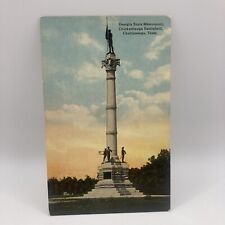 c.1910 Georgia Confederate Monument Chickamauga Battlefield Chattanooga TN picture