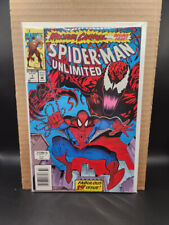 SPIDER-MAN UNLIMITED ISSUE #1 - NEWSSTAND MARVEL combined shipping picture