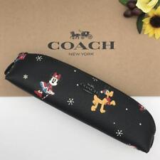 Coach Popular Pencil Case Holiday Print Accessory Holder picture