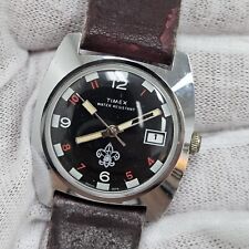 Rare Vintage 1978 TIMEX SCOUTING/USA Manual Wind Men's Watch, RUNS picture