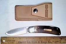 Schrade Old Timer 510T Lockback Folding Knife With Leather Sheath USA picture
