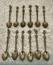 Vintage Italian Montagnani Style Demitasse Spoon Set - 12 Pieces picture