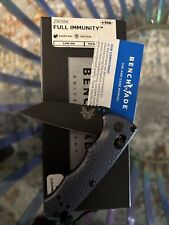 Benchmade 290BK Full Immunity AXIS CPM-M4 Cobalt Black Blade Crater Blue Handles picture