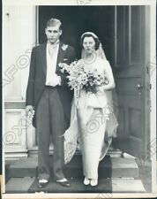 1934 Financier John Jacob Astor III Marries Ellen Tuck Press Photo picture
