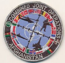 Combined Joint Operations Afghanistan NATO RS HQ patch Afghanistan made picture