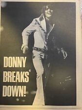 1972 Vintage Illustration Musician Donny Osmond Performing picture