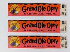 Vintage Grand Ole Opry Nashville Tn Stickers Lot Of 3 Music City picture