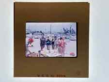 1959 BEACH PICNIC SOUTHERN CALIFORNIA 35MM KODACHROME PHOTO SLIDE picture