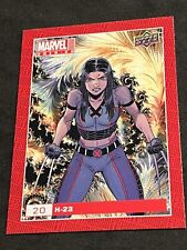2019-20 Upper Deck Marvel Annual X-23 Fractal Parallel #20 picture