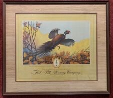 Fort Pitt Brewing Company Advertising Lithograph 1940- Framed picture