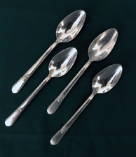 Lot of 4 Wm Rogers Silverplate 1930 ADORATION Coffee Spoons 4-1/2