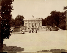 France, Versailles, Petit Trianon, main entrance, photo. L.P. Vintage print, picture