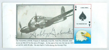 Signed by WWII TOP Ace USAAF Lt Colonel Gabby Gabreski, 28 Kills in Europe picture