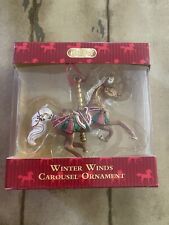 Breyer Horse Winter Winds Carousel Christmas Resin Ornament #700615 picture