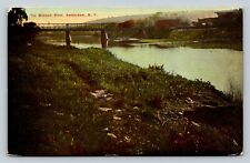 Amsterdam New York NY Mohawk River VINTAGE Postcard  picture