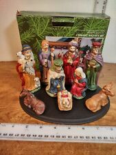 Kirkland's Ceramic 11 Piece Nativity Scene Approx 4