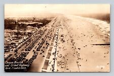 c1944 RPPC San Francisco CA California Ocean Beach Great Highway Real Photo picture