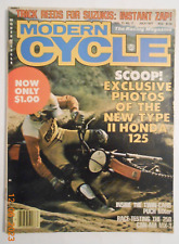 1977 Modern Cycle Magazine MX3 Superbowl VI MX Honda Puch 250 Can-Am ads photos picture