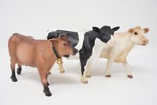3 Safari Ltd Cows Hoisten Bell Charolais and Jersey Cow picture