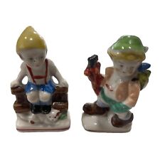 Vintage Occupied Japan figurines Boy Girl Hand Painted picture
