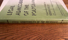 NOS The Legal Admissibility of the Polygraph Compiled & Edited by Norman Ansley  picture