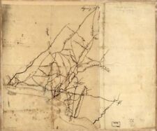1777 Map| Draft of roads in New Jersey| Camden County|Camden County N.J|Gloucest picture