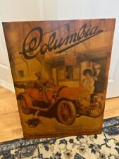 1910 Columbia motor car co Vintage Wood Sign picture