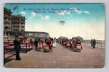 Atlantic City NJ-New Jersey Rolling Chair Parade Hotel c1911 Vintage Postcard picture